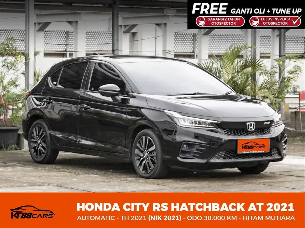 Honda City RS HB Hatchback 2021 hitam matic
