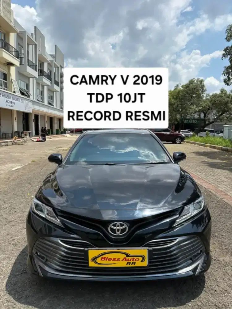 Toyota camry V 2019 tdp 10jt hitam 2020 orisinil cat 2021 record resmi