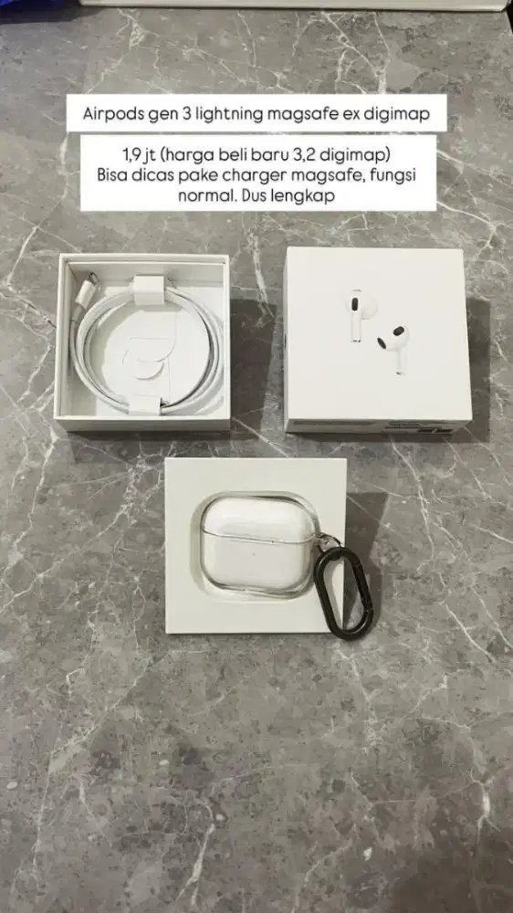Airpods Gen 3 (Support Wireless Magsafe)