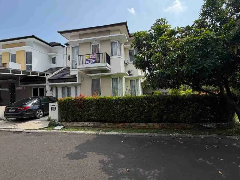 Dijual Rumah Premier Pavilion, Lt. 299 m2, Lb. 400 m2, 3 lt, 4 kt, hdp timur utara, hook, carport 3 mobil, shm