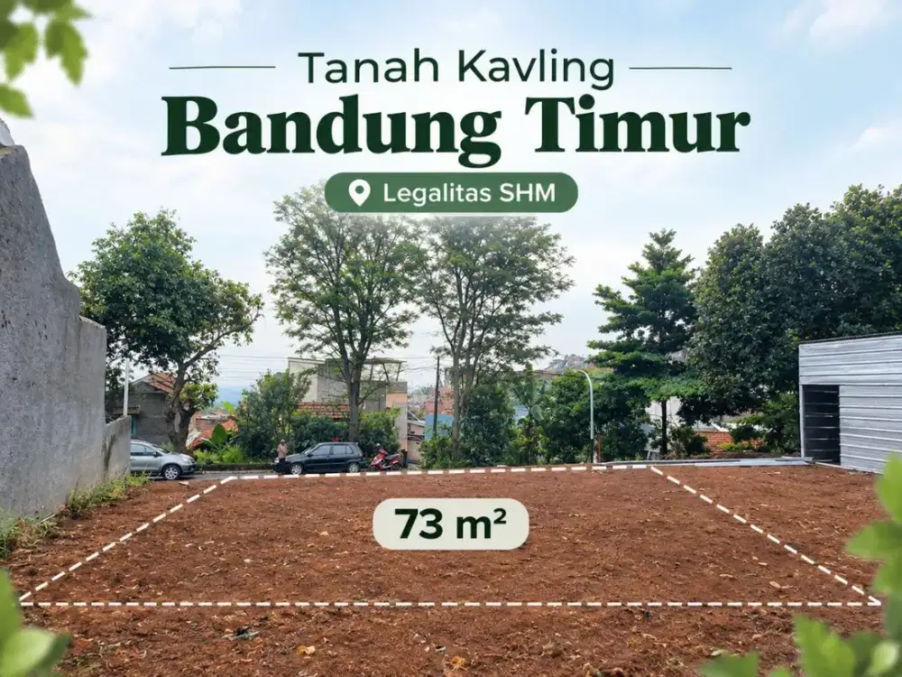 Tanah Kavling Strategis Bandung Timur - Dekat Mall Ubertos