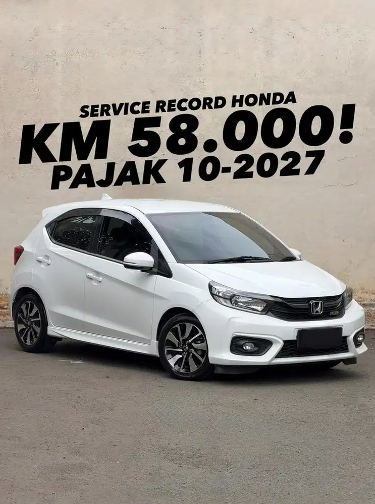 HARGA CASH! Km 58rb! Honda Brio RS CVT 2019