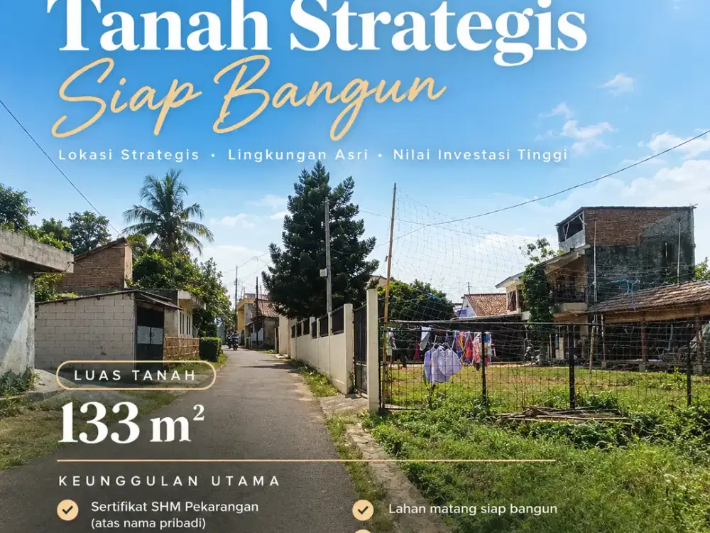 Tanah Kavling Jatinangor – Dekat Kampus Favorit, Cocok untuk Investasi!