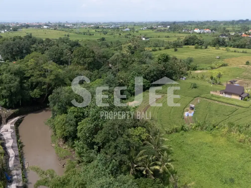 Dijual Tanah SHM View Sungai di Kaba -Kaba Tabanan - Slft046