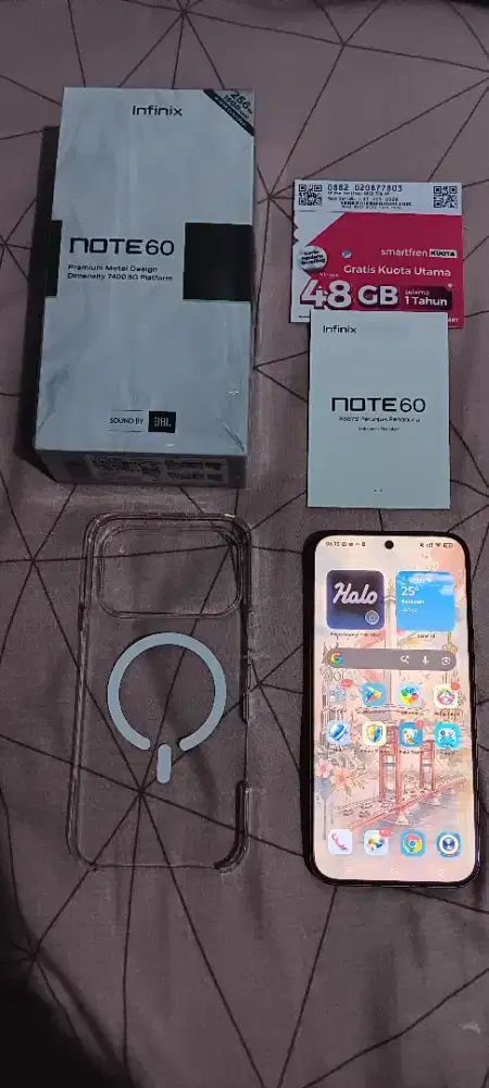 Dijual Infinix Note 60 5G harga 3,4 Nego