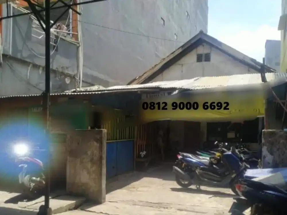 Jual cepat Bawah NJOP Rumah Tua Kost Hitung Tanah Taman Sari Jakarta Barat