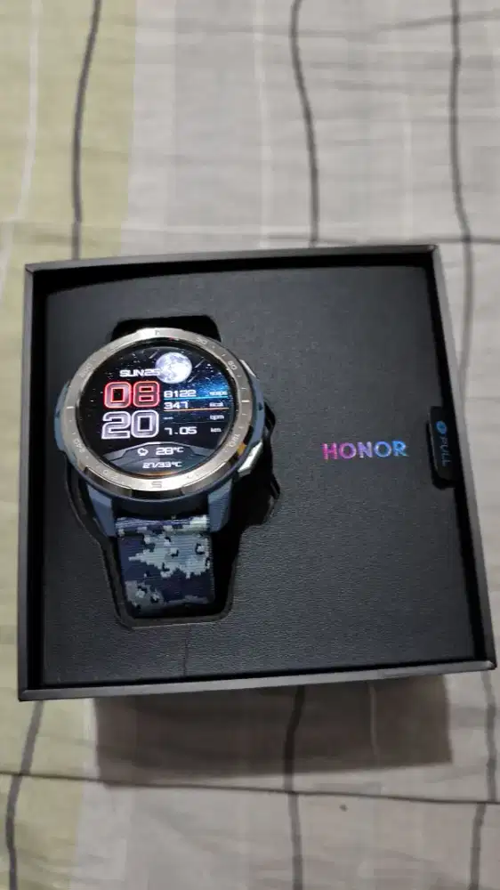 Honor Watch GS Pro Blue Camo- Fullset Ori Mulus