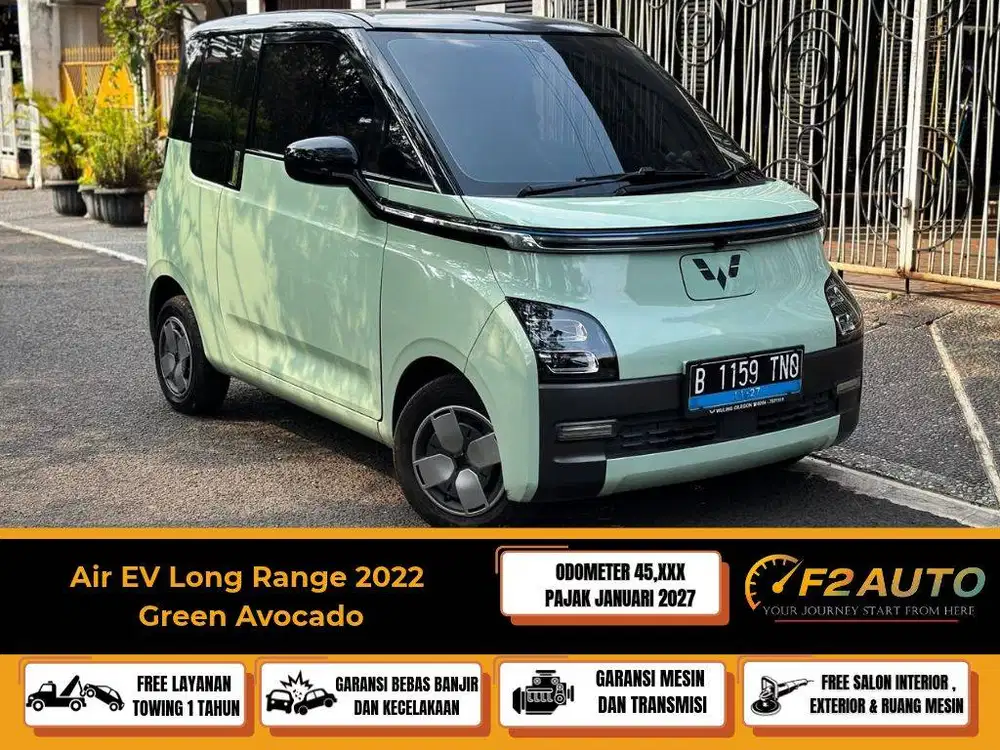 Wuling Air EV Long Range 2022 Hijau