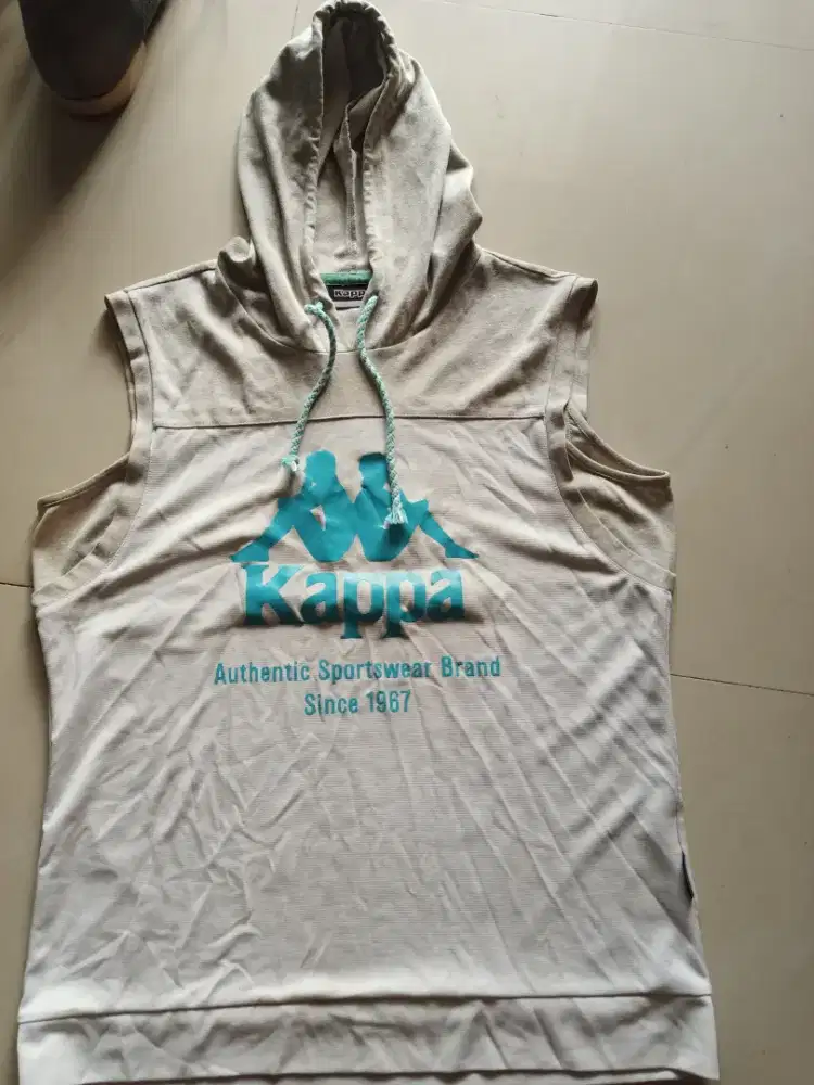 kaos tudung tanpa leng.Kappa