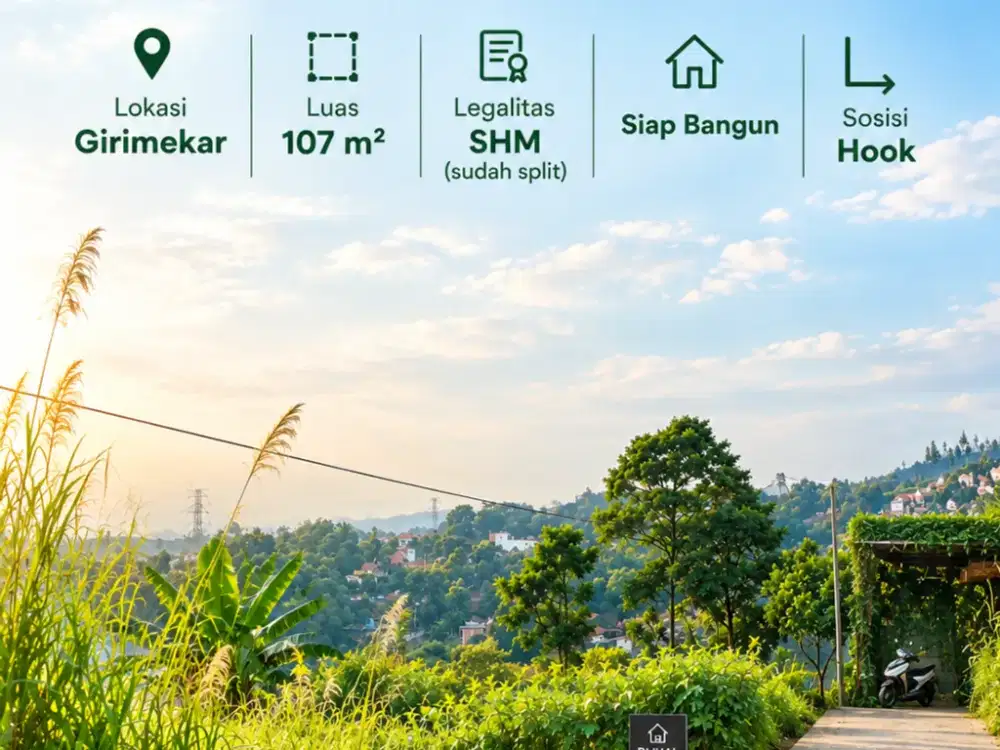 Investasi Tanah Girimekar 107 m², Potensi Harga Naik!