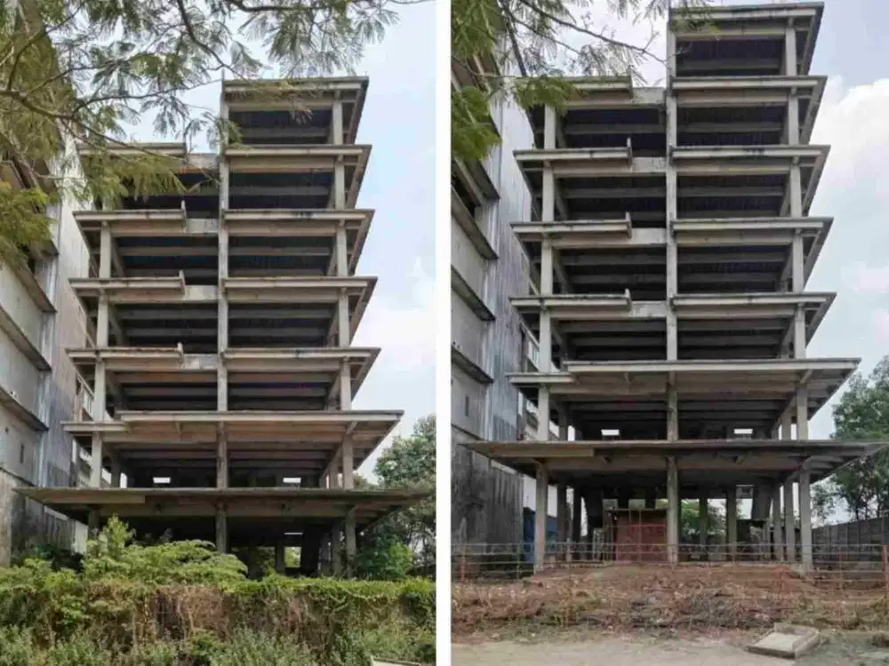 Dijual Unit Gedung (Belum jadi/Setengah jadi) diLokasi Premium,Sangat Hidup di Kota Harapan Indah, Bekasi.