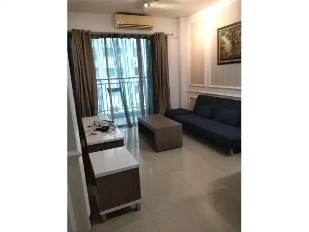 Thamrin Residence 2BR 65m2 SHM Full Furnish Samping Grand Indo 1.6M