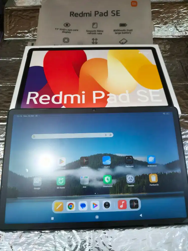 Tab/tablet redmi pad SE 11 4/128 mulusss no minus orian lengkap