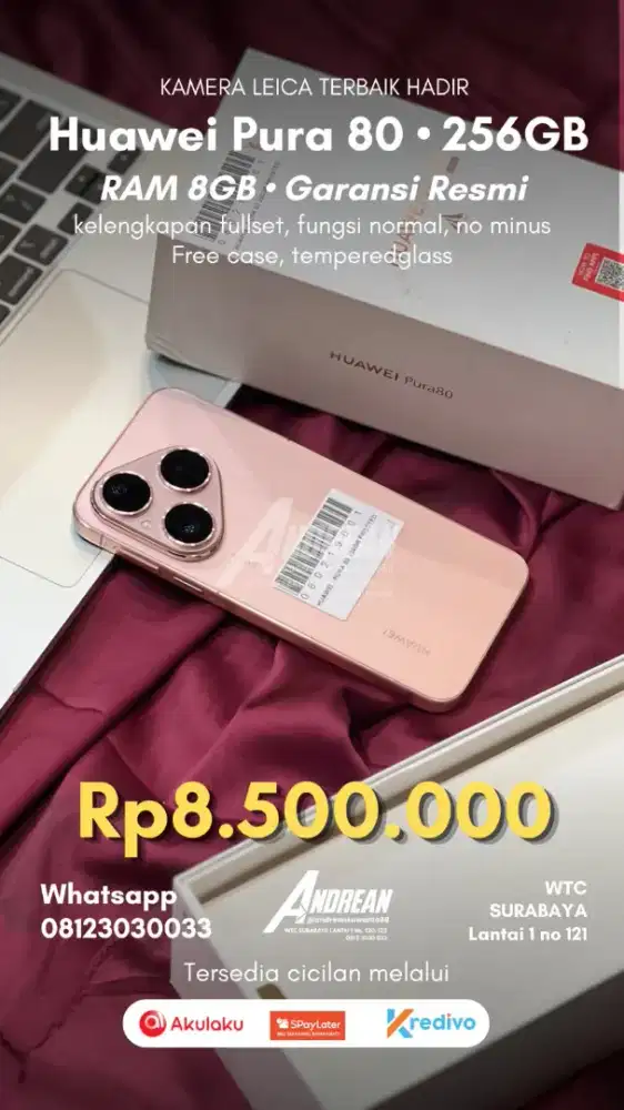 Huawei pura 80 second