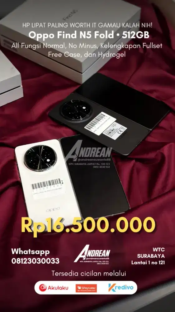 Oppo Find N5 Fold second