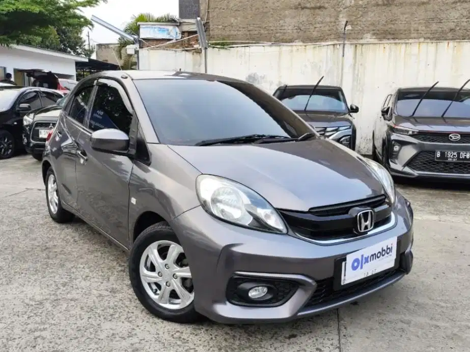 DP MURAH Honda Brio Satya 1.2 E Bensin-AT 2017 Abu-Abu CUBQB