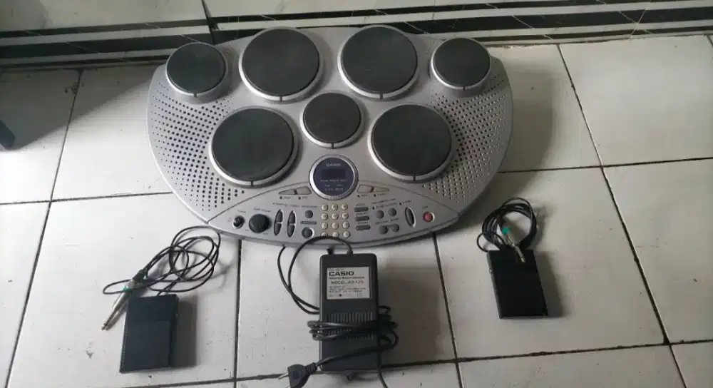 Drum pad Casio komplit pedal &hihat