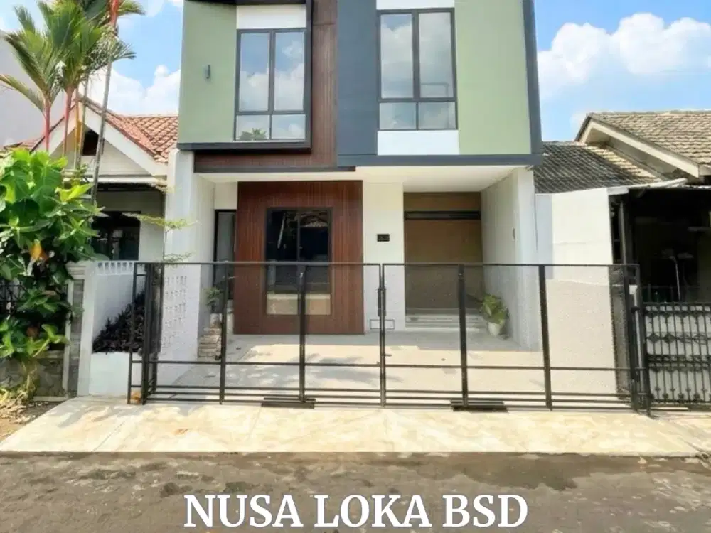 RUMAH BARU MODERN CONTEMPORER DI NUSA LOKA BSD