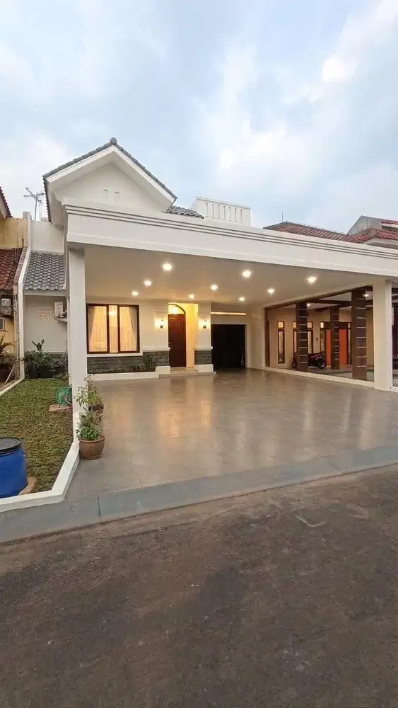 Dijual Rumah 2,5 Lt Rapih Siap Huni Depan Taman di Kota Wisata Cibubur