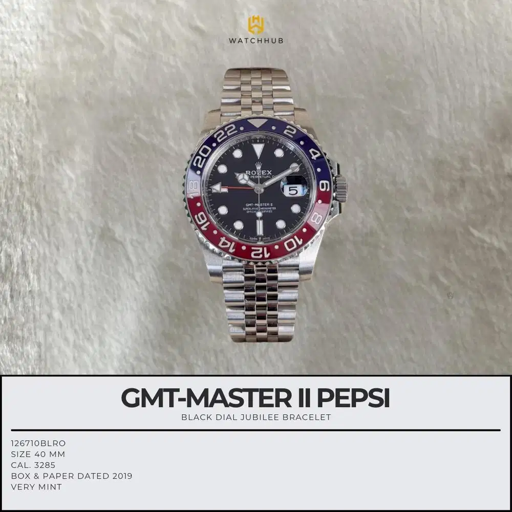 Rolex GMT-MASTER II PEPSI 126710BLRO