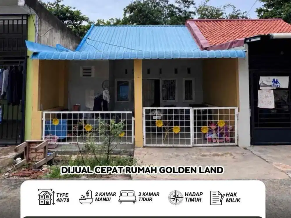 Di jual rumah Golden land batam center