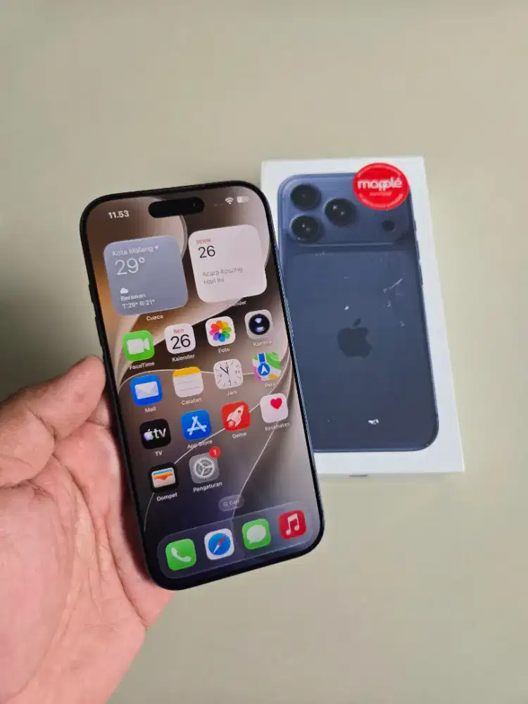 iPhone 17 Pro 256gb Deep Blue Resmi Digimap Garansi Aktif Murah