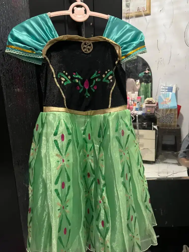 Baju princess anna 2-5 thn