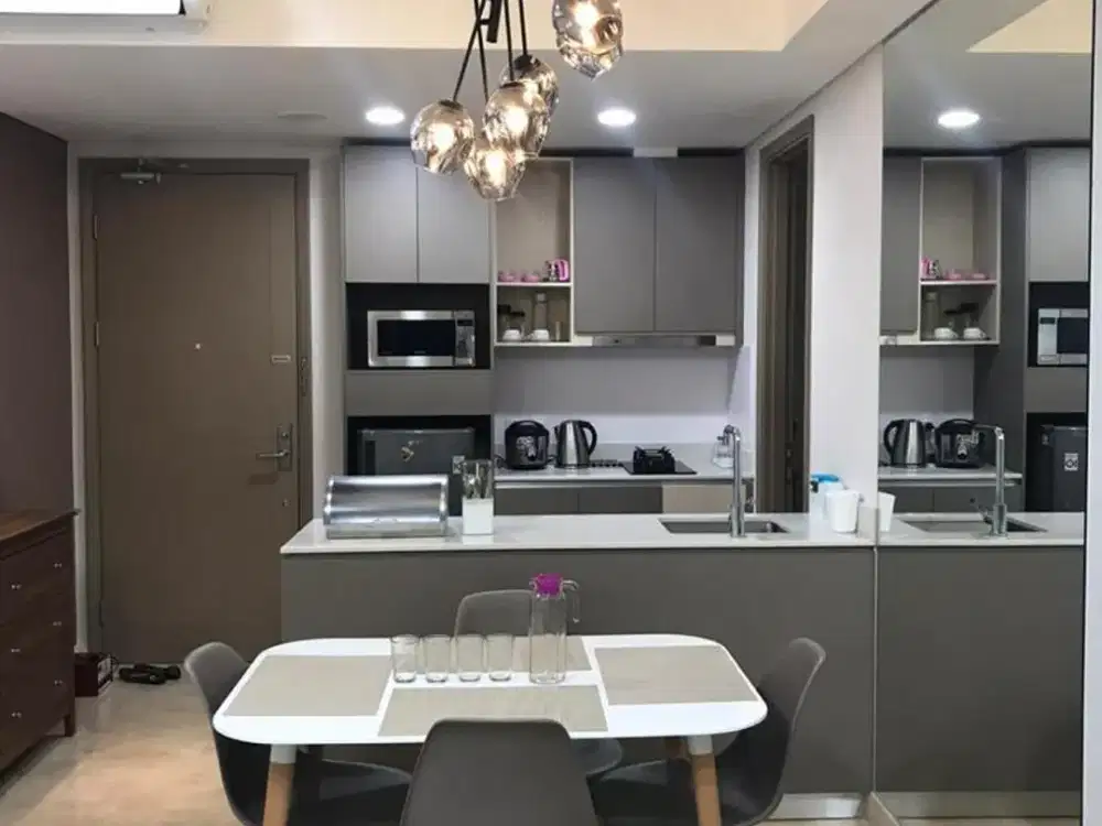 Disewakan apartemen gold coast full furnish interior harga nego siap survey
