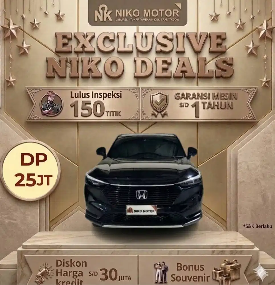 (SPT BARU KM16RB) HRV 1.5 SE (E SPECIAL EDITION) 2024 AT: 2023|2025