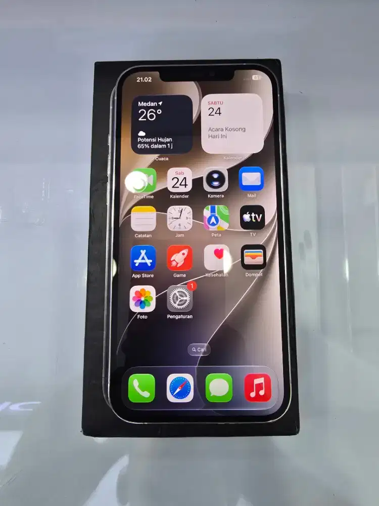 Iphone 12 Pro Max 256Gb Silver Ex Garansi resmi Ibox -MasterCom