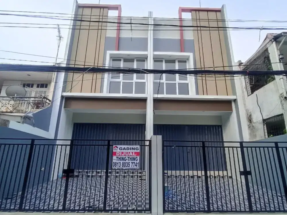 Ss.3113 - Murah !! Dijual Ruko Brand New Siap Huni  4,5 x 15 Hadap Selatan di BCS Kelapa Gading