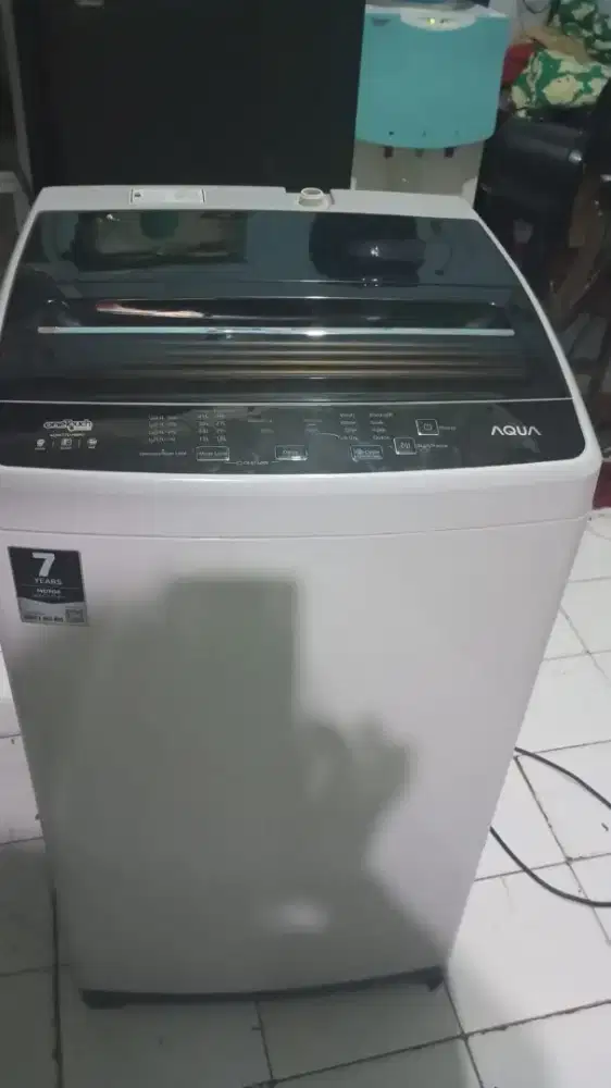 Mesin cuci aqua 1 tabung 7kg AQW