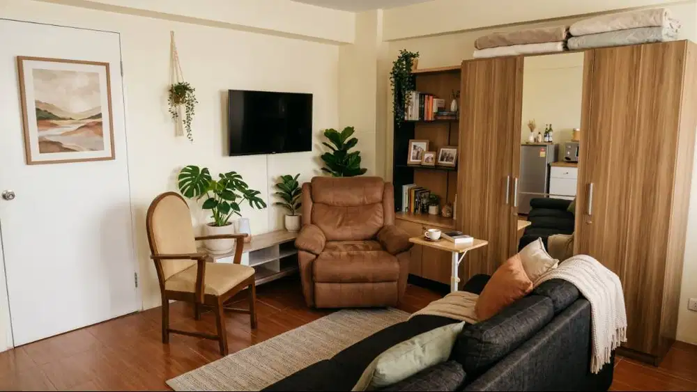 DIJUAL CEPAT: 2BR jadi Studio Besar - Kalibata City Tower Flamboyan