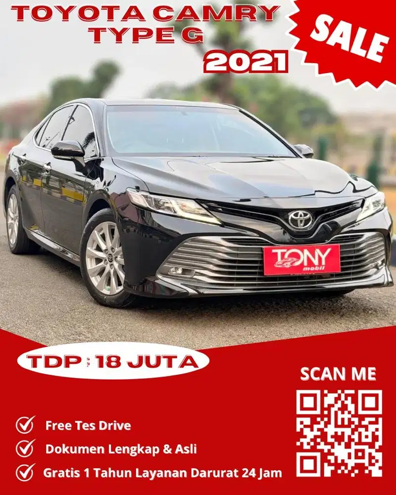 Toyota New Camry 2.5 G AT 2021 Hitam