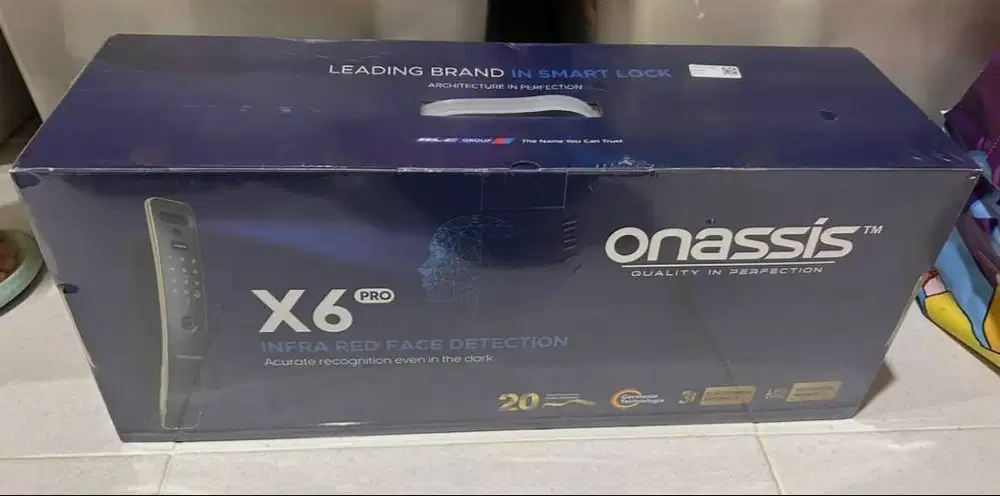 Onassis X6 PRO INFRA RED FACE DETECTION SMART LOCK