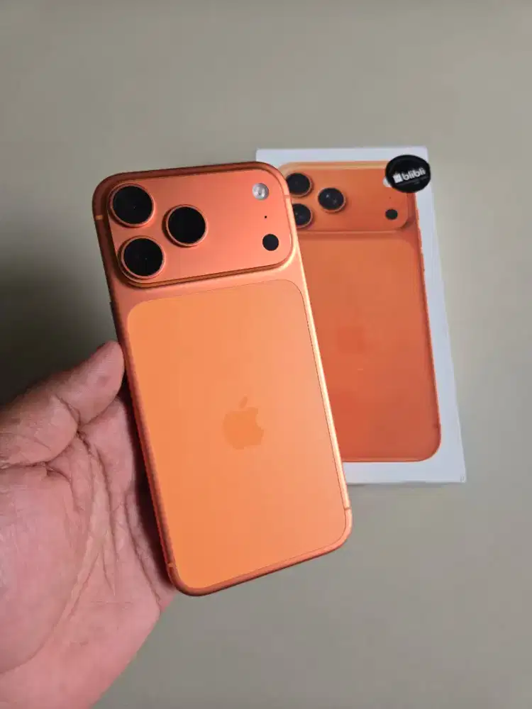 iPhone 17 ProMax 256gb Orange Resmi Indo Normal Murah