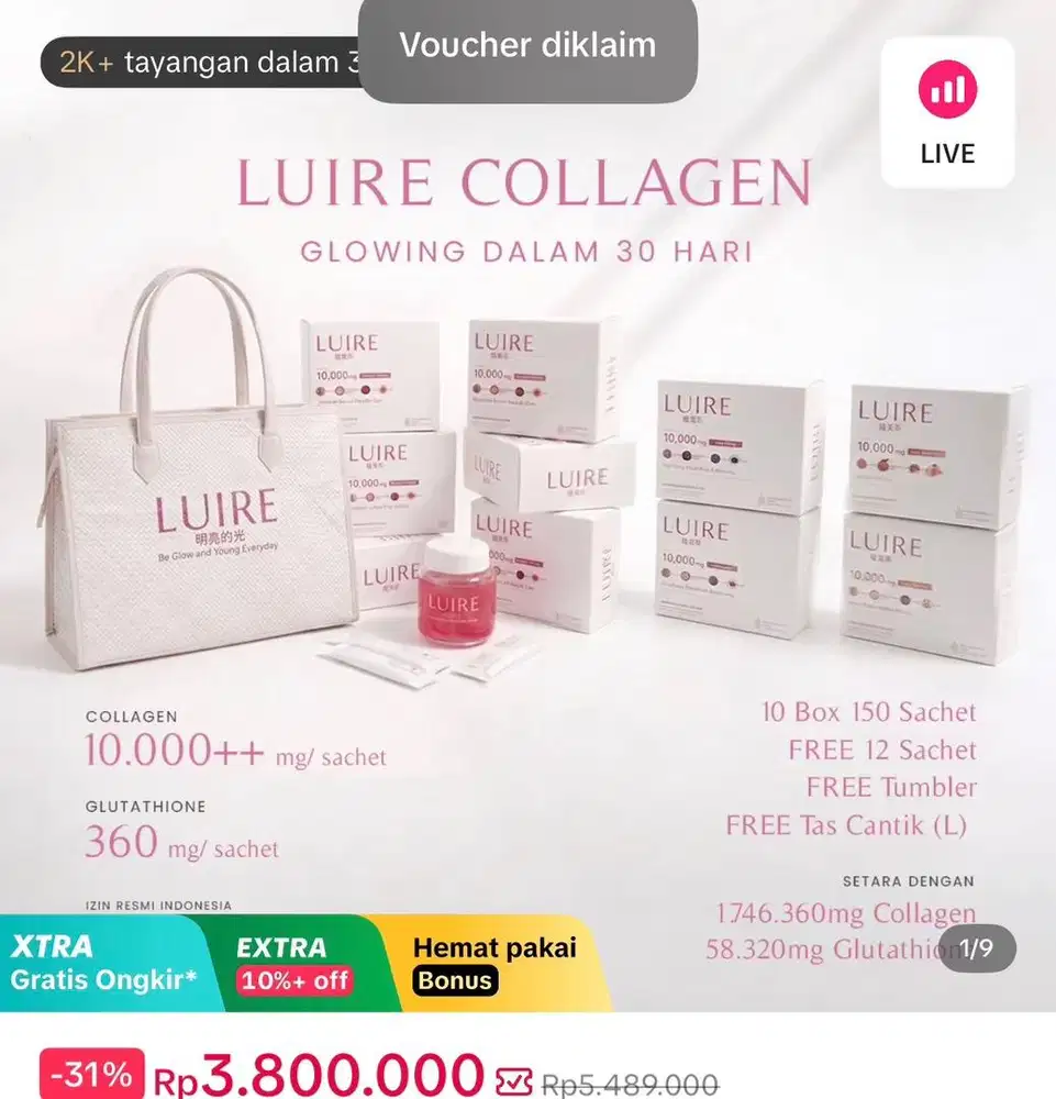 Luire colagen  10 bok