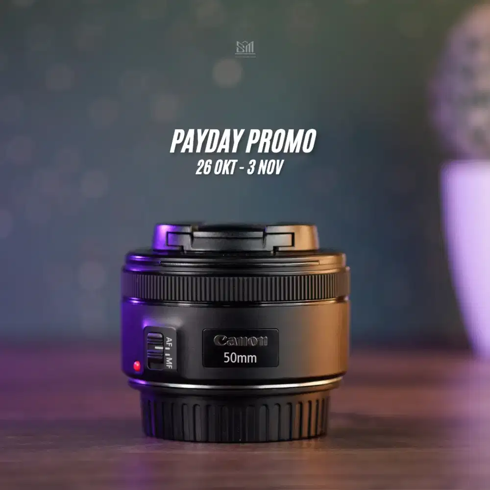 Canon EF 50mm F1.8 STM/Lensa Fix Bokeh