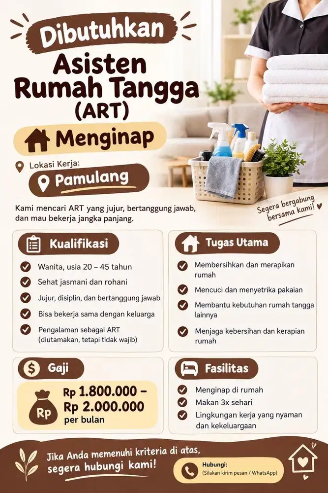 ART (Asiten Rumah Tangga)