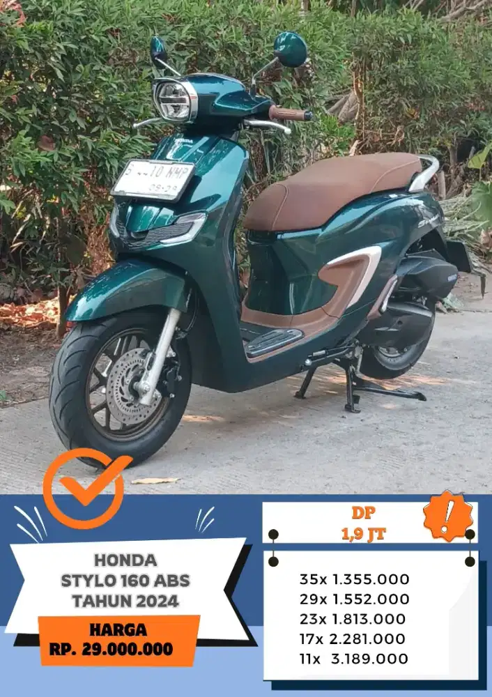 KM 5 RIBU!! HONDA STYLO 160 ABS TAHUN 2024