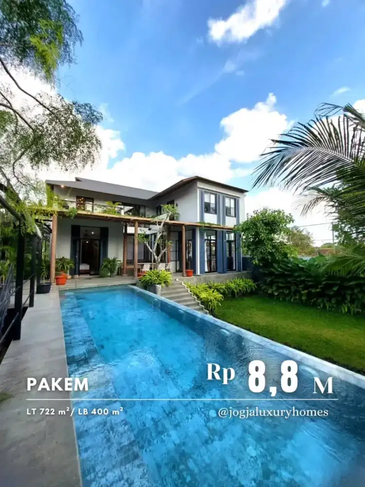 Dijual Villa Estetik View Merapi dekat Kampus UII Jalan Kaliurang