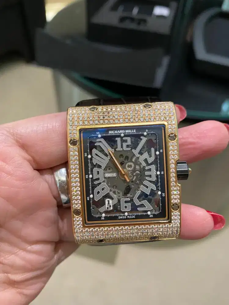 Richard Mille RM 016 RG Full Diamond Tahun 2014