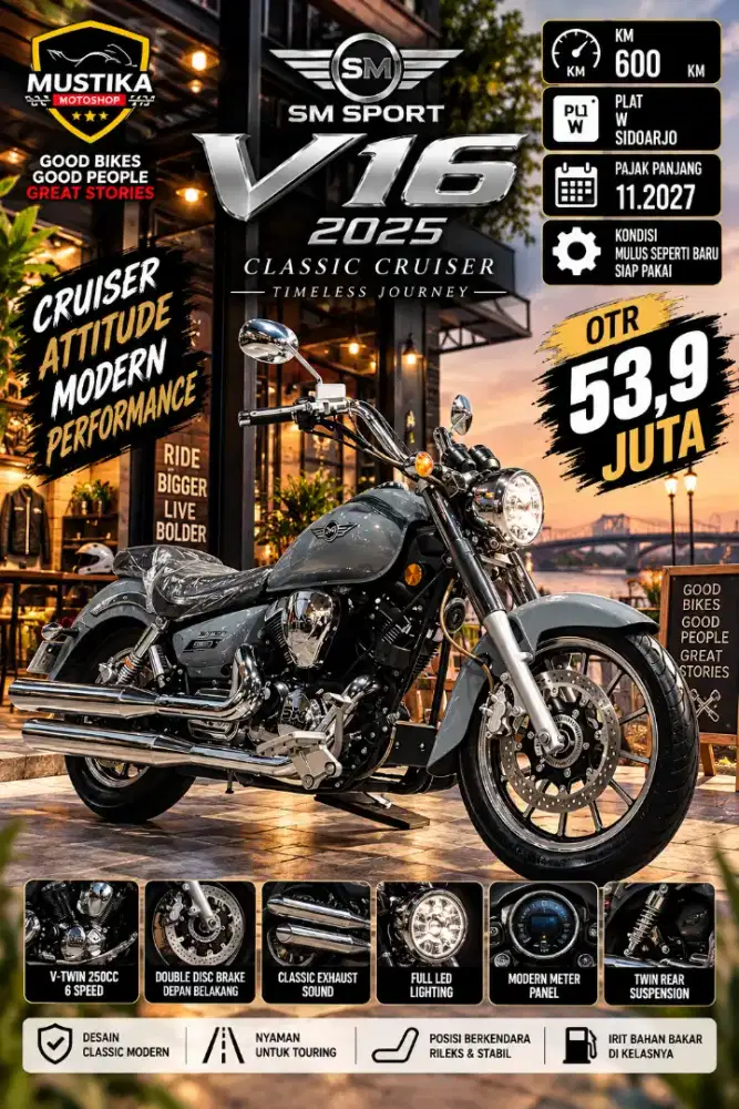 KM 600 gress‼️SM Sport V16 2025. DANNY Mustika Sulfat