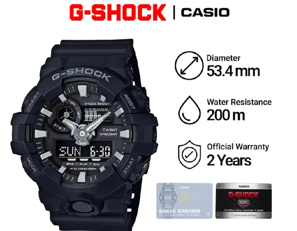 Casio G-Shock GA-700-1BDR