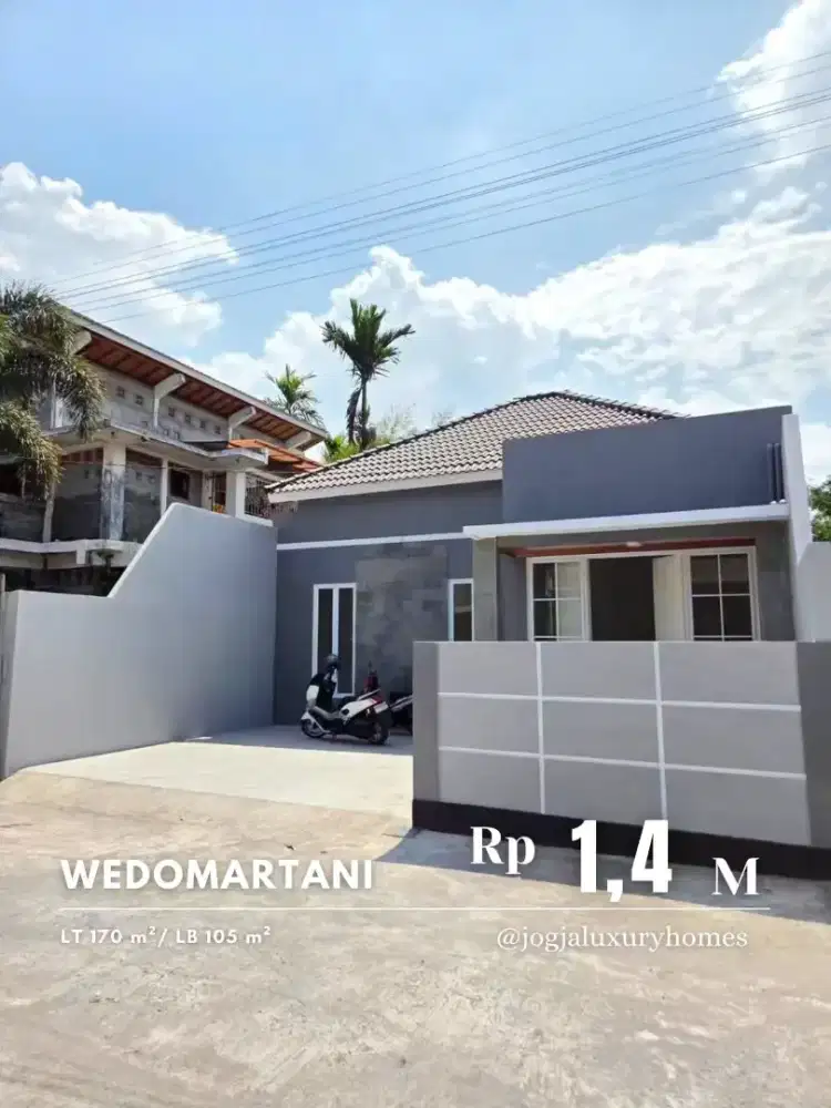 Dijual Rumah Luas di Lingkungan Nyaman Wedomartani