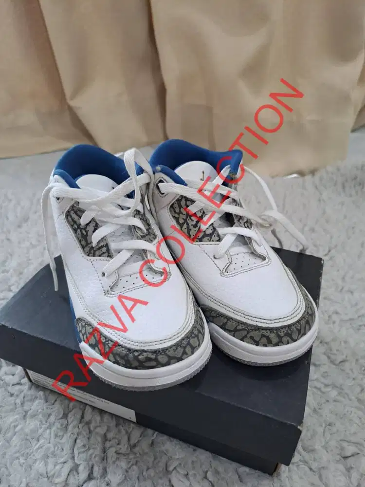 Jual Sepatu Preloved asli AIr Jordan 3 Retro (TD)