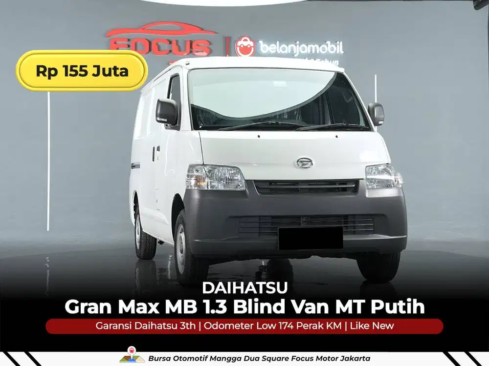 [ KM 174 PERAK ] Daihatsu Gran Max MB 1.3 Blind Van MT 2026/2025/2024