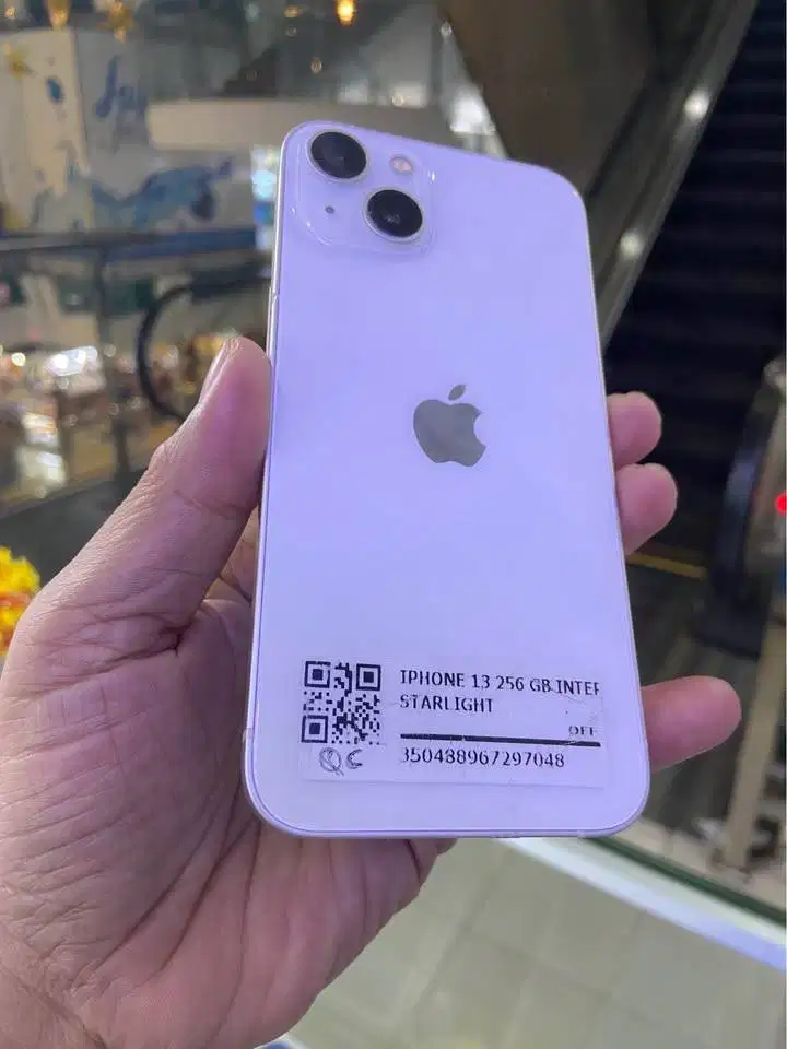 Second IPHONE 13 256gb White INTER Welldutt