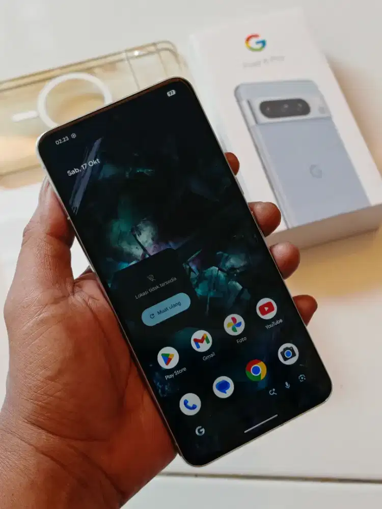 Google Pixel 8 Pro 5G 128 Bea Cukai Mulus Fullset