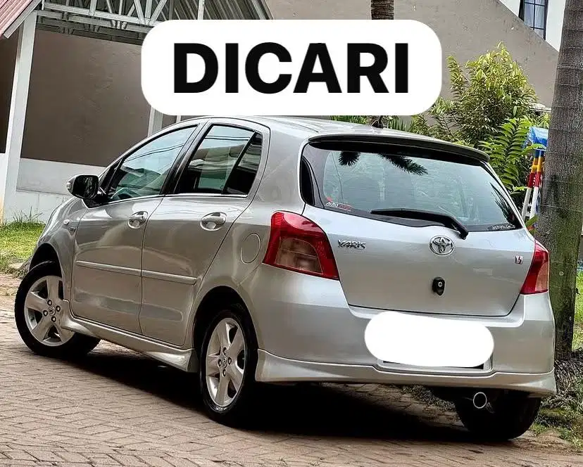 Di Cari Toyota Yaris 2006 ke atas Yaris 2008 Yaris Matic Yaris AT 2009